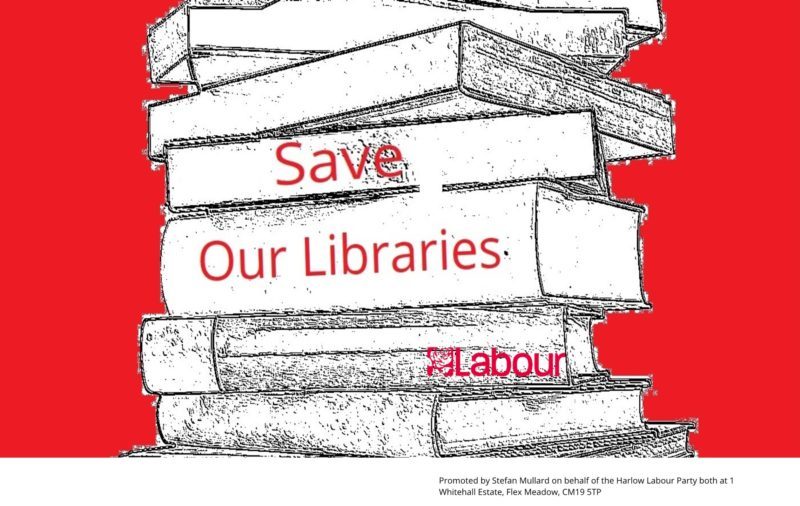 Save our libraries poster