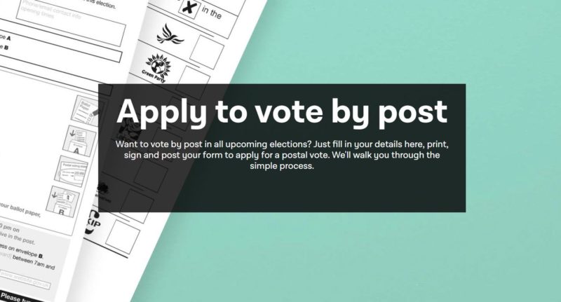 Postal Vote Graphic