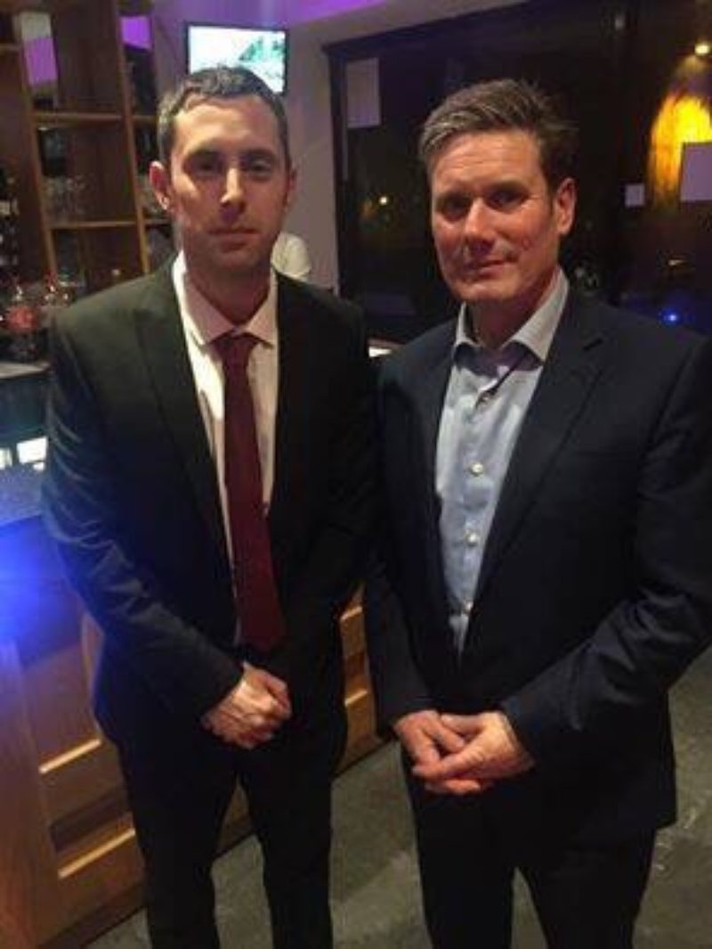 Cllr Chris Vince with Leader of the Labour Party, Sir Keir Starmer